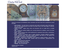 Tablet Screenshot of clocksnz.co.nz